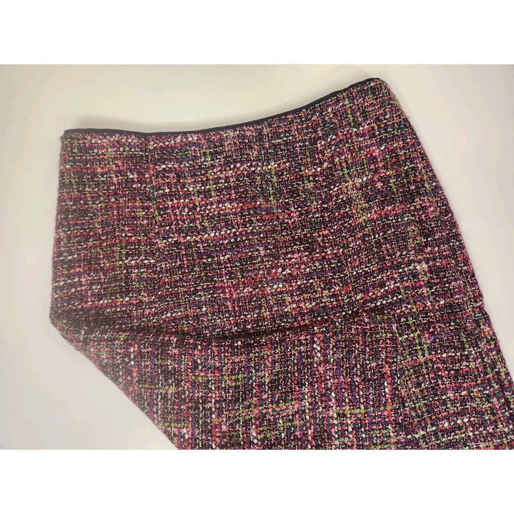 Talbots Multicolor Tweed Skirt Womens Size 8 Petite‎ Career